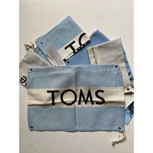TOMS Shoe Bags, Set of 5, Shoes Protector Pouches, One For One, NEW WITH TAGS